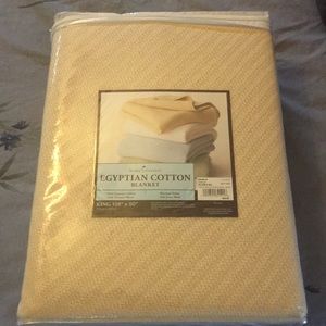 King size- Egyptian cotton blanket